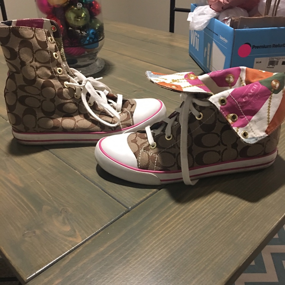 Coach high tops 7.5