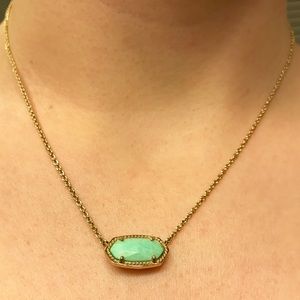 Teal Kendra Scott Elisa Necklace