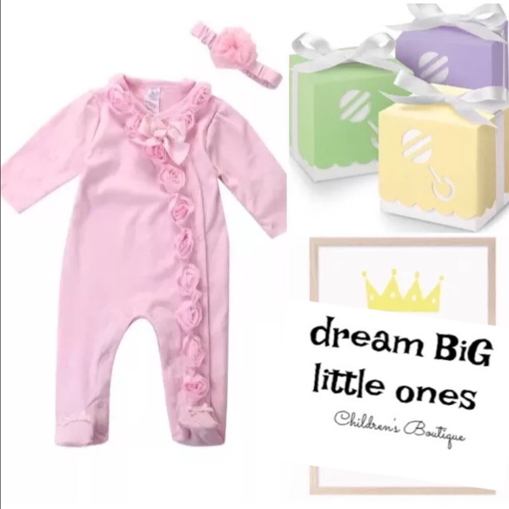 NEW BABY GIRL BOUTIQUE Gift boxed Shower gift bows