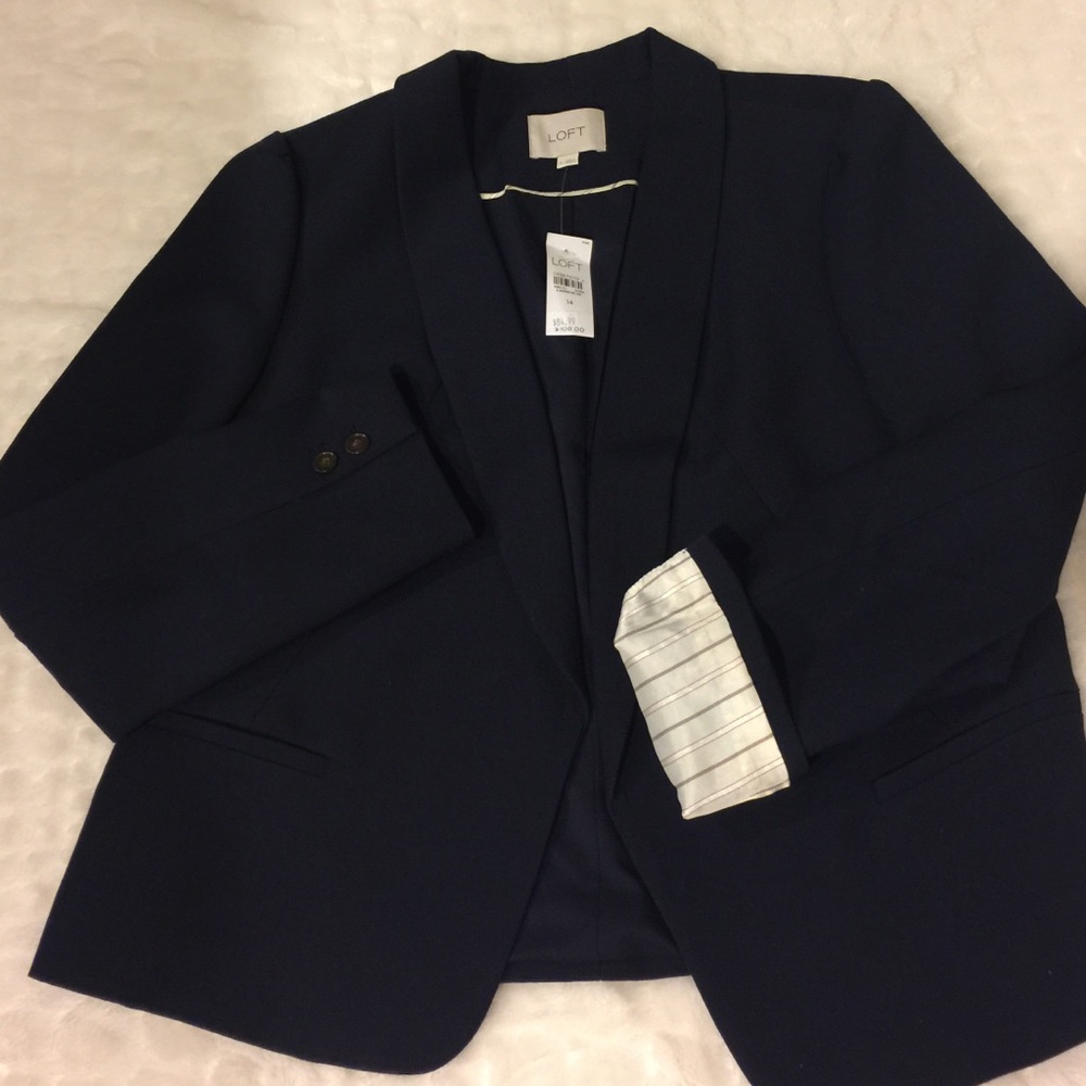 LOFT blazer NWT in navy