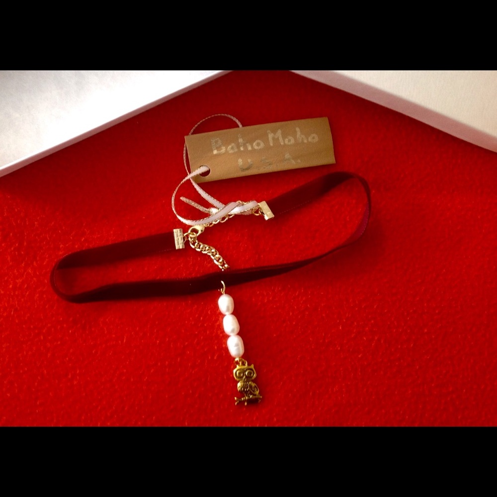 BohoMoho fresh water pearl choker