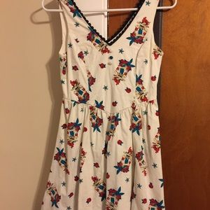 Disney's little mermaid print dress