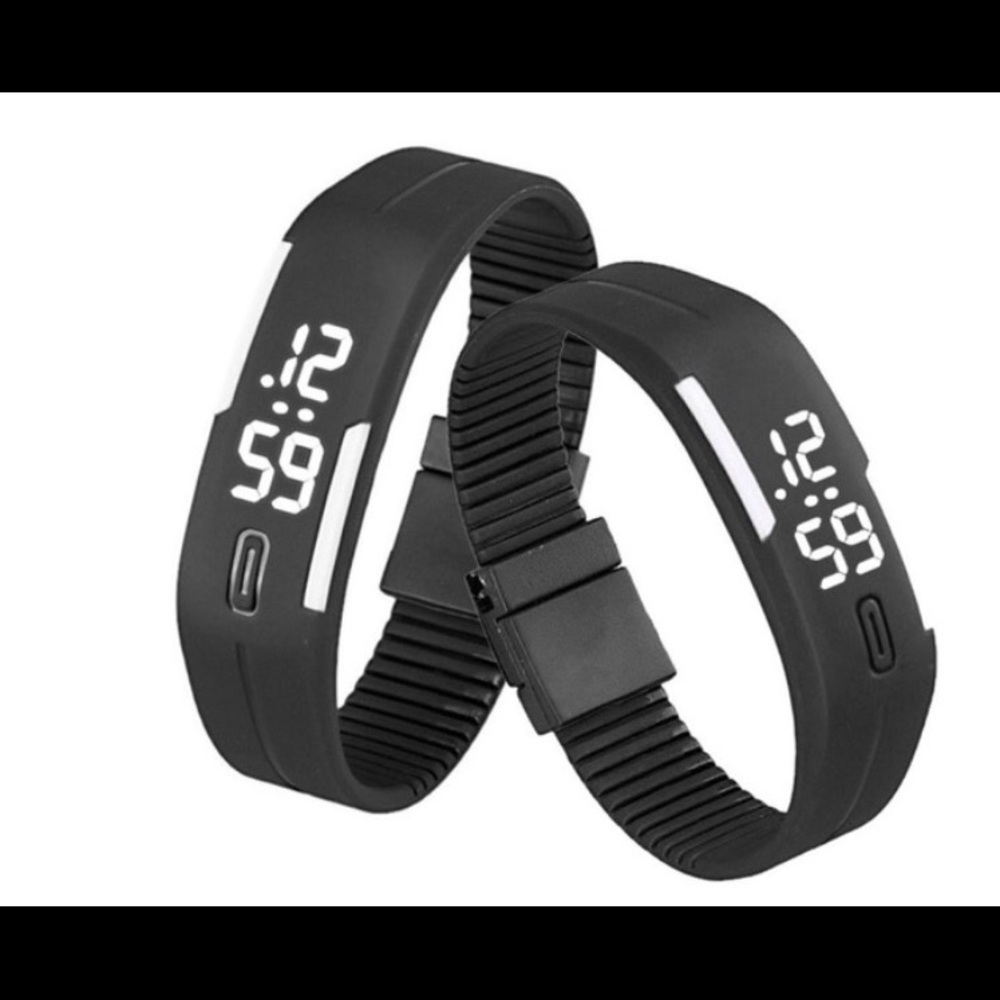 SILICONE MEN/WOMEN LED WRISTWATCH