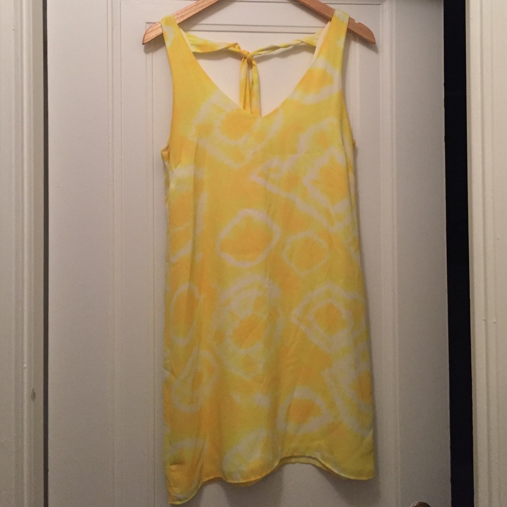 Yellow summer dress