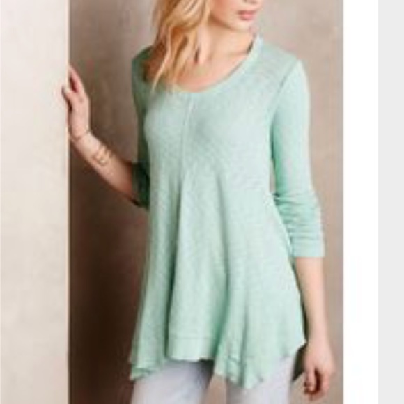 Anthropologie Tops - Left of Center Centerline Slub Tee