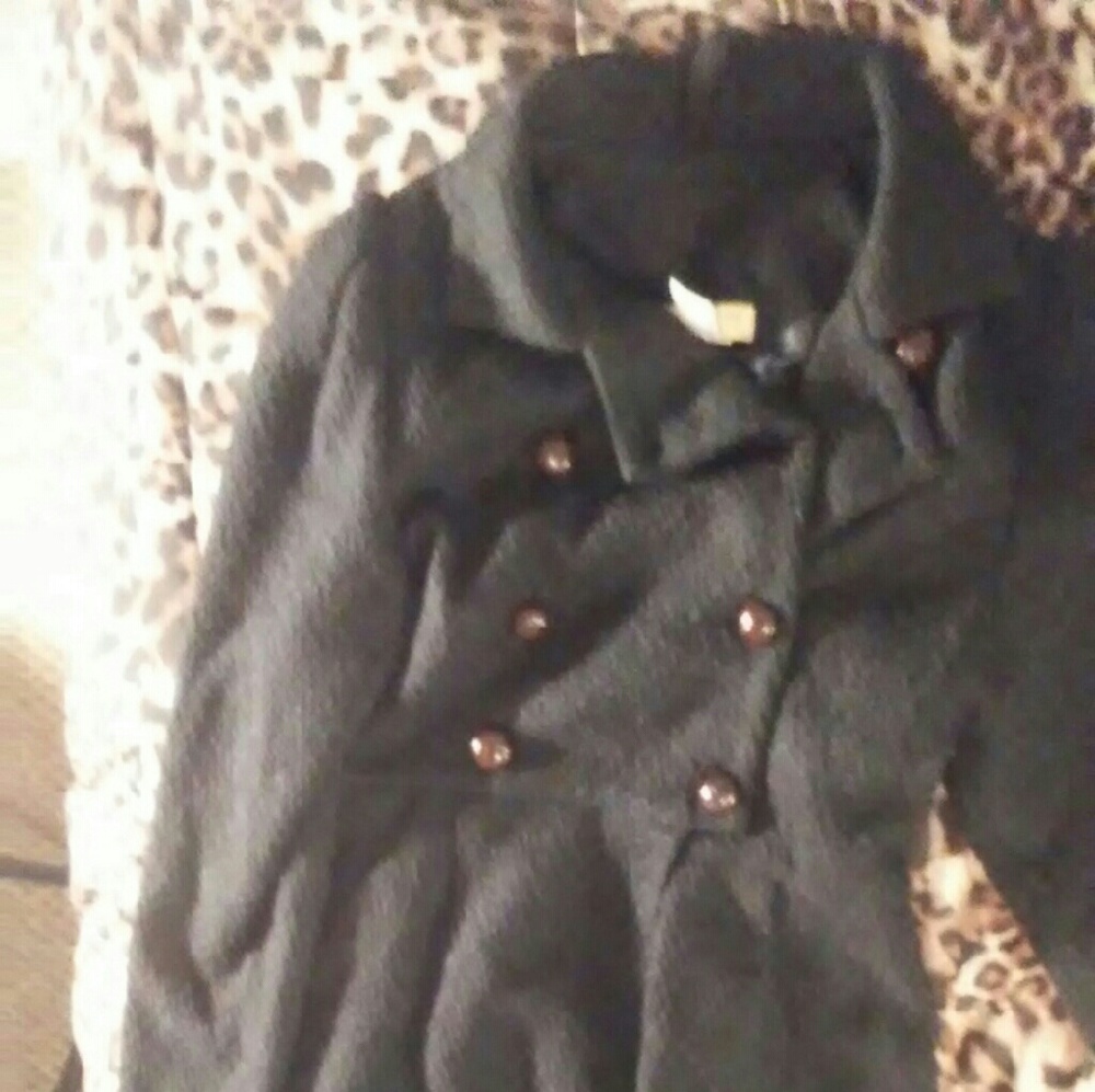 Black dress coat by Moon Collection