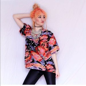 Silk shirt/blouse 80's vintage