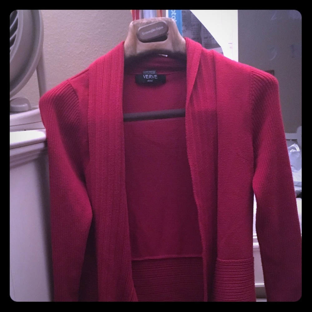Ami Verve Cardigan - Red, Great Condition