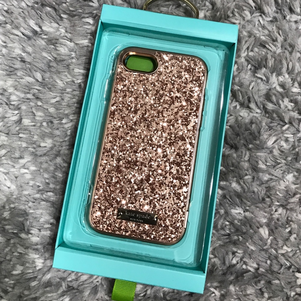 Kate Spade glitter phone case 6/7