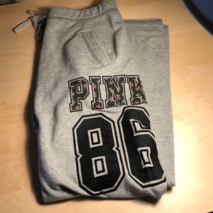 Victoria's Secret PINK Grey Boyfriend Sweatpants