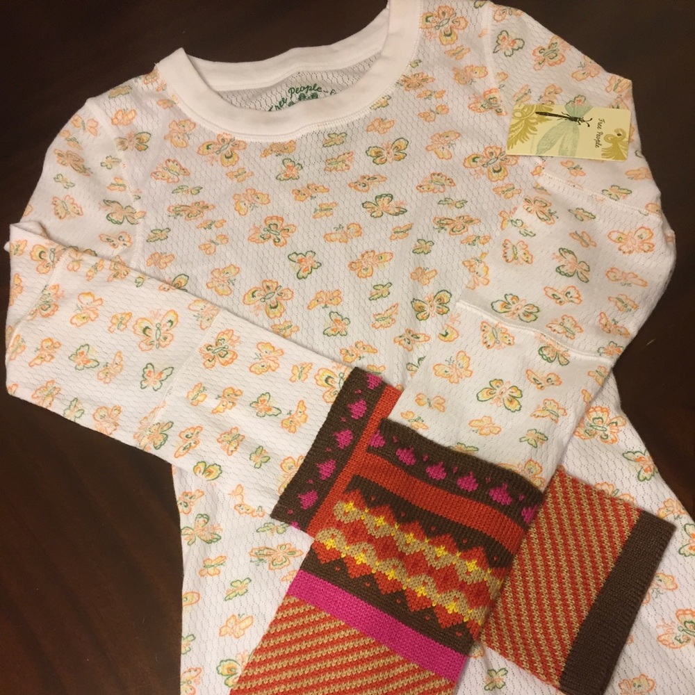 FLASH SALE  🦋 Free People Butterfly Top!