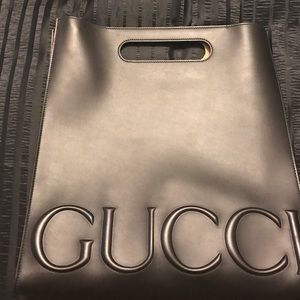 Gucci XL leather tote