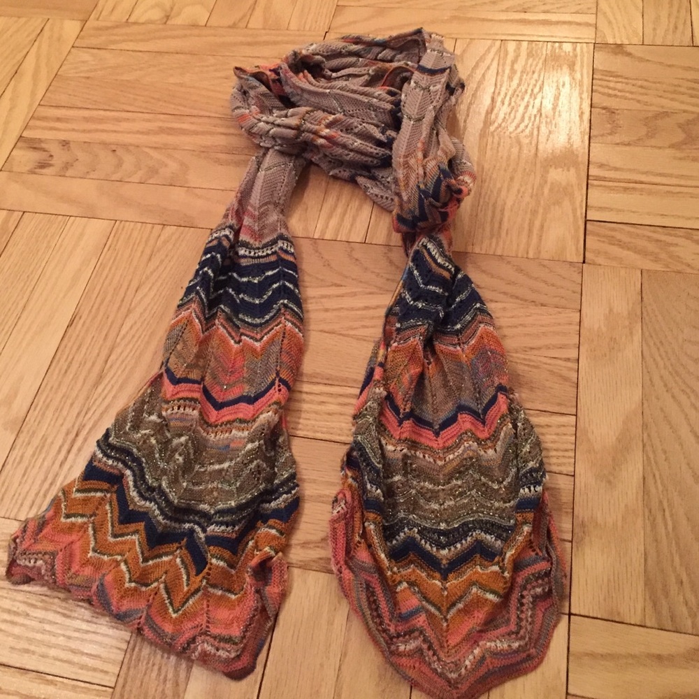 Missoni Lurex Chevron Scarf