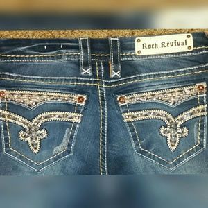 EUC "Vivian" Rock Revival boot cut jeans