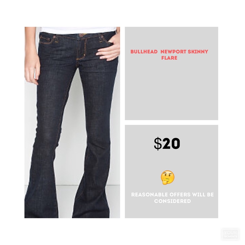 Bullhead Newport skinny flare jeans