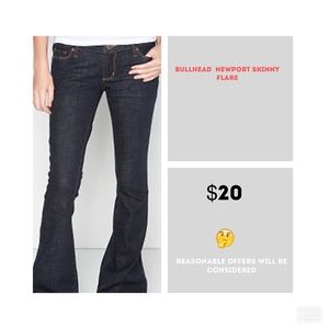 Bullhead Newport skinny flare jeans