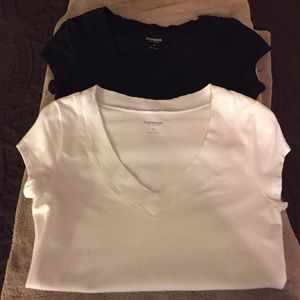 V-neck tees