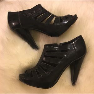 Black Caged Steve Madden Heels