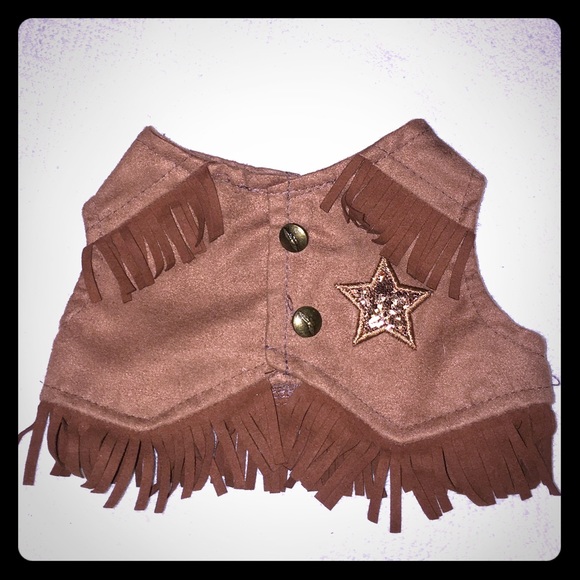 Small puppy cowgirl/Sheriff vest - Picture 1 of 4