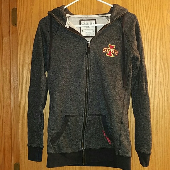 Tops - Iowa State zip up hooded sweatshirt