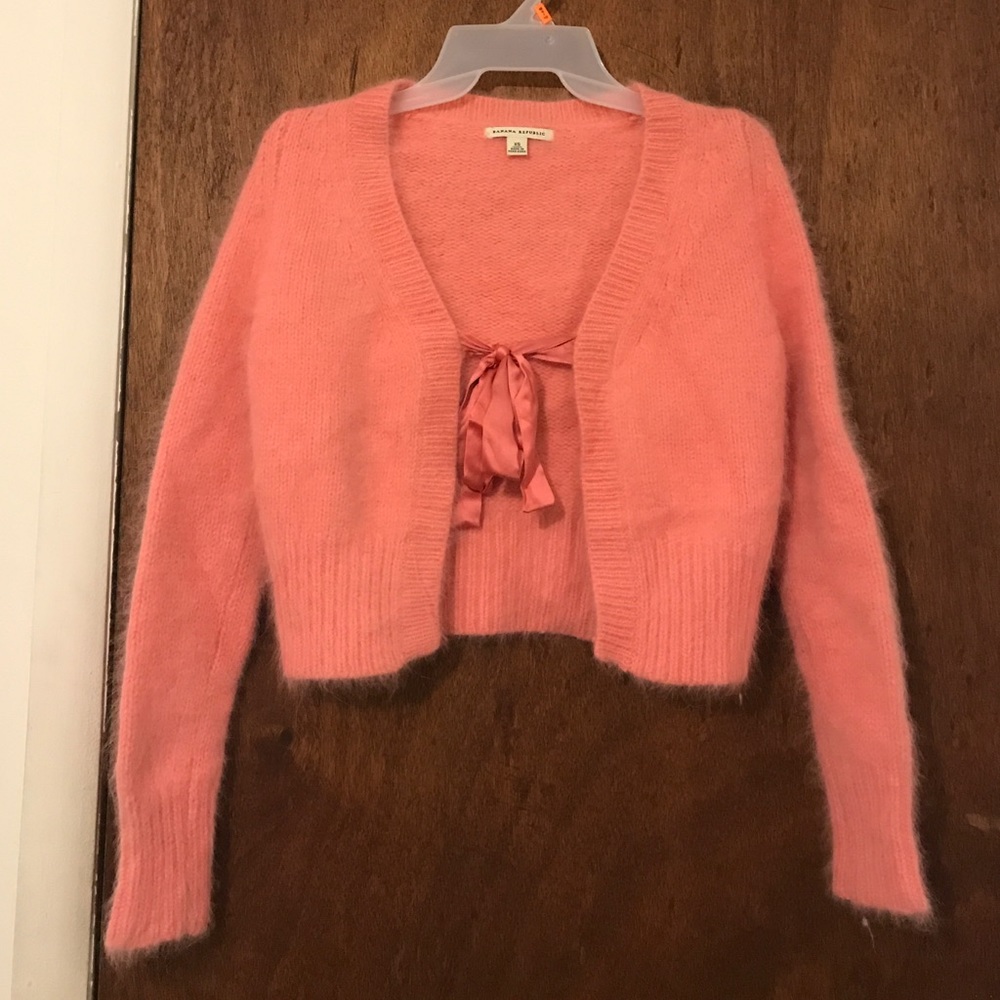 Banana Republic XS angora/rabbit hair cardigan