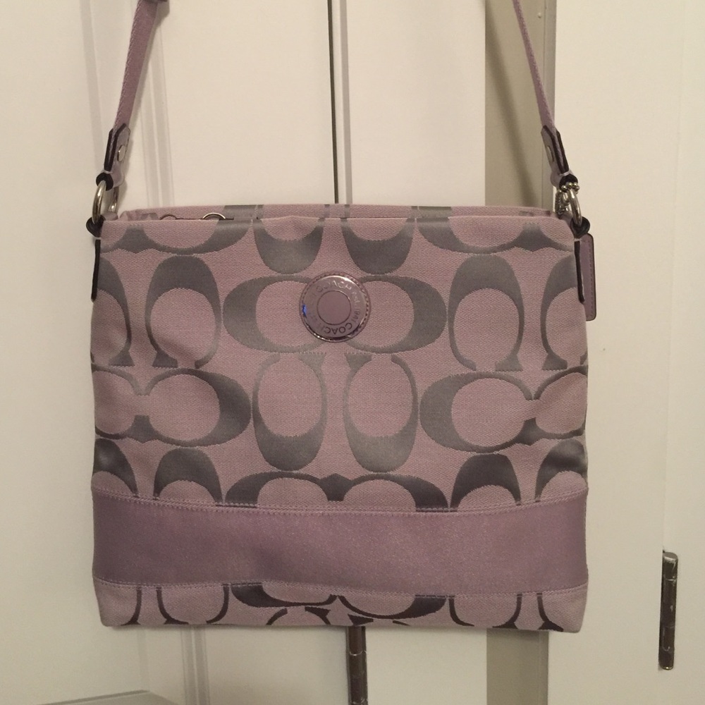 Lavender Crossbody Coach Bag