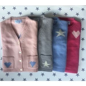 VOGUE featured our beloved hearts/stars cardigans!