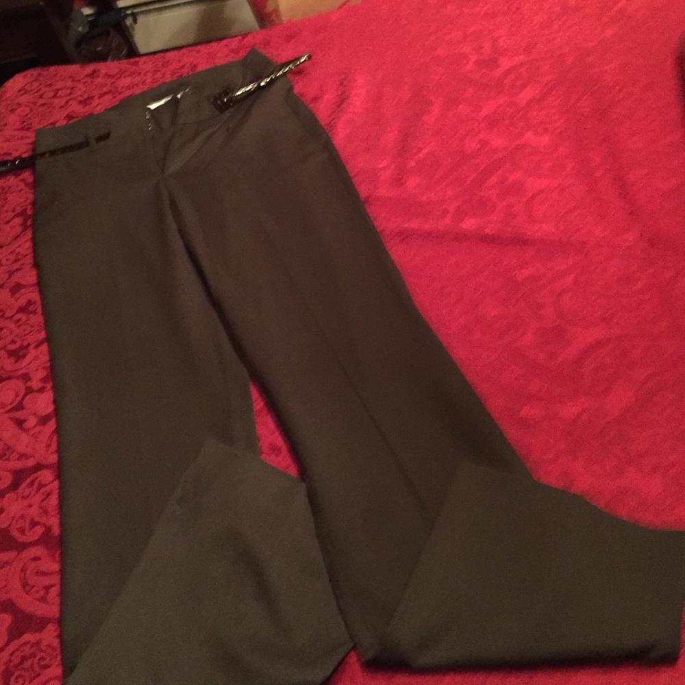 Dark brown Zara work pants