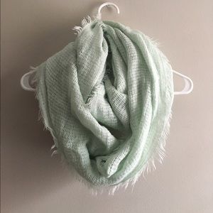 Mint Colored Infinity Scarf