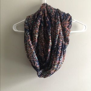 Flower Print Infinity Scarf