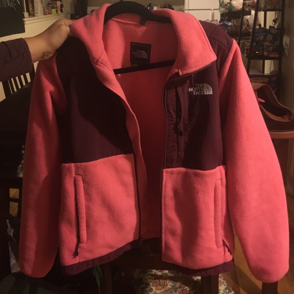 Pink Denali North Face jacket
