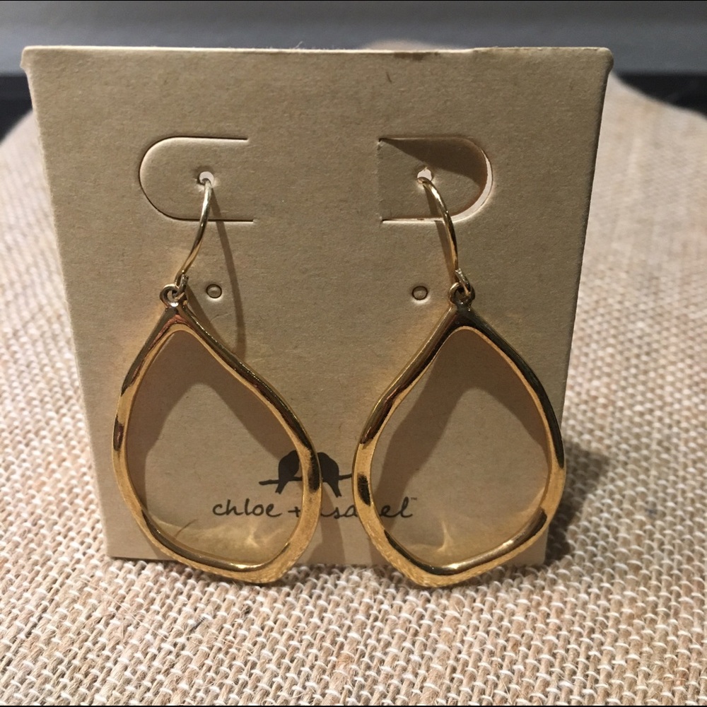 Organic Teardrop Earrings