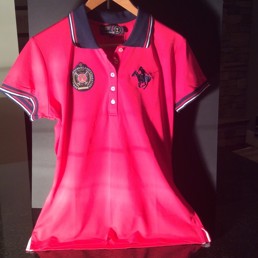 Lauria Garrelli polo shirt sz L NWT sold out