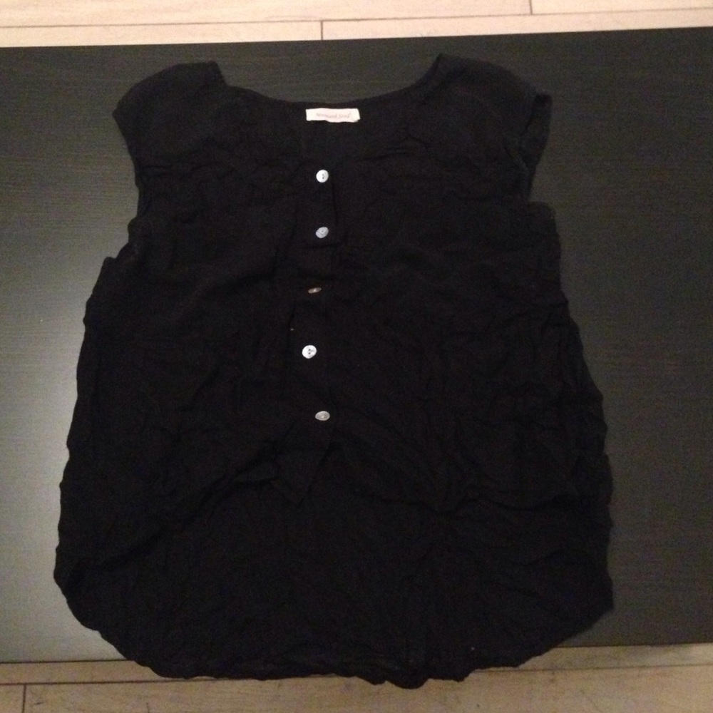 Black tank top