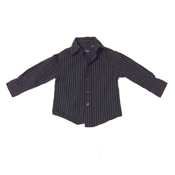 Class Club Other - Black & White Pinstripe Button Down