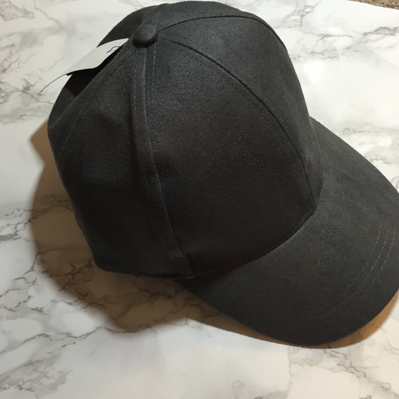 Faux Suede Baseball Cap - Picture 3 of 3