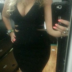 Bebe black dress