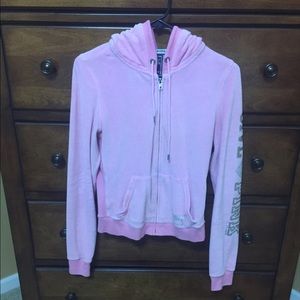 Victoria Secret Pink velour jacket and pants