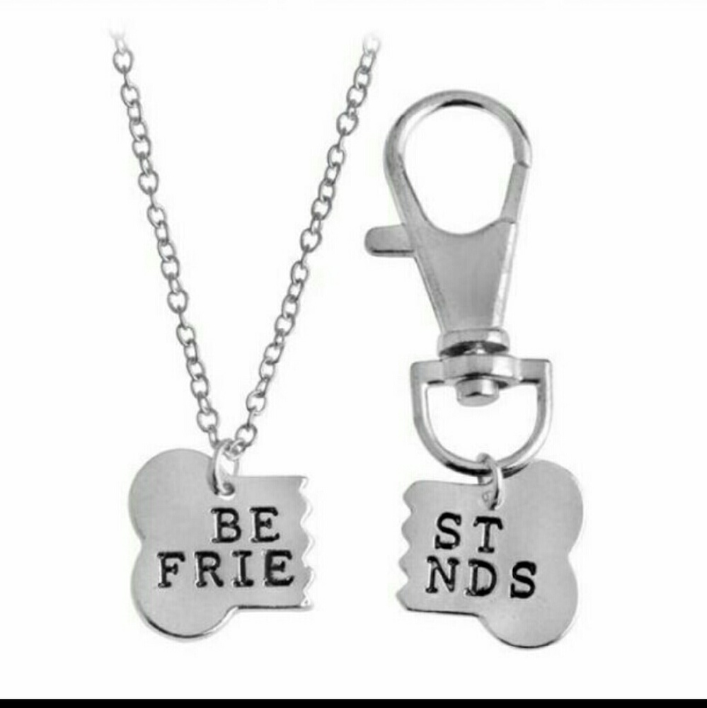 Best friends dog tag