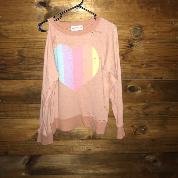 Distressed WILDFOX sweatshirt - Picture 1 of 1