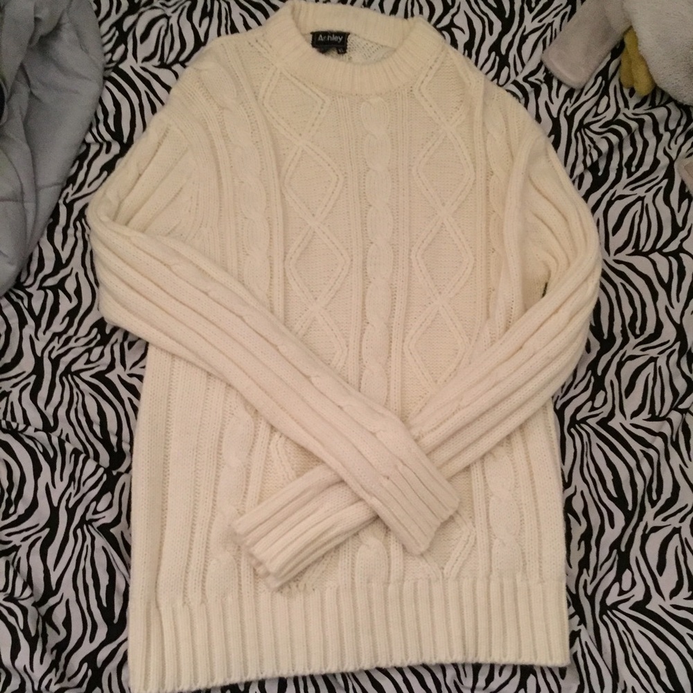 Oversized White Sweater