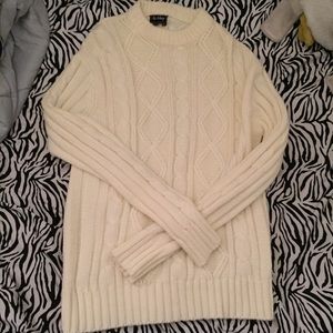 Oversized White Sweater