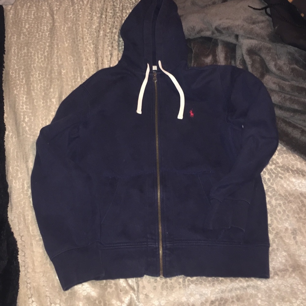 Dark blue polo jacket