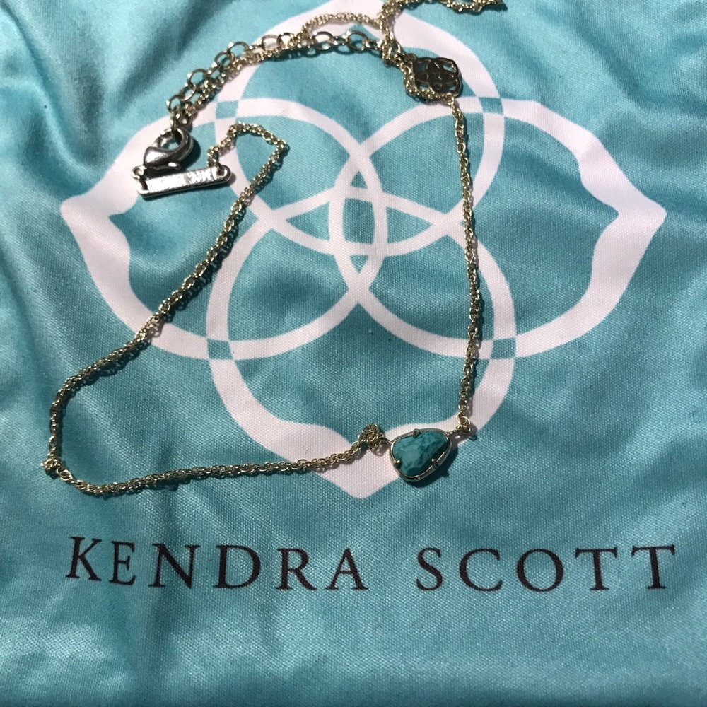 Kendra Scott Hayden necklace turquoise