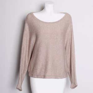 Premise Brown Knit Dolman Sleeve Sweater Size M