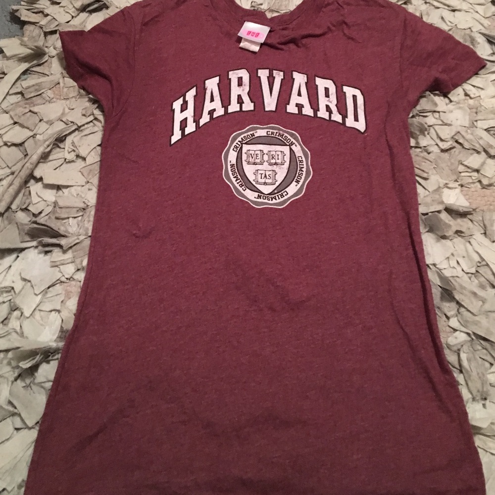Harvard shirt.