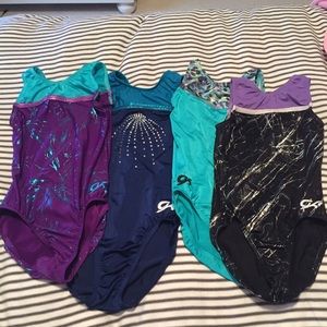 Lot of 4 EUC GK leotards child large size