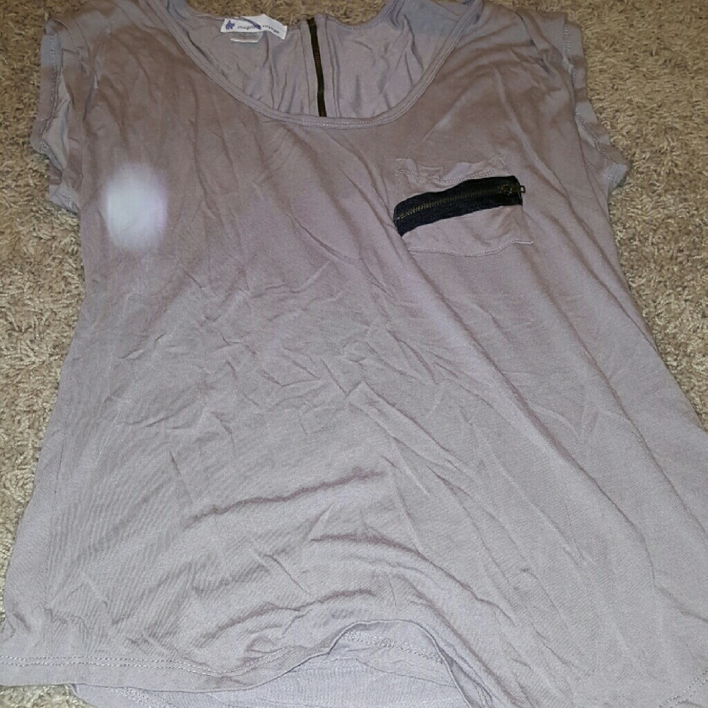 Zipper detailed shirt