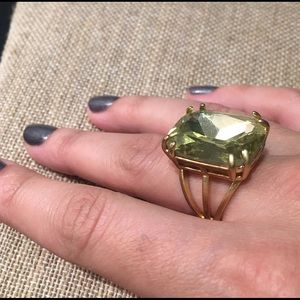 Canary Cocktail Ring