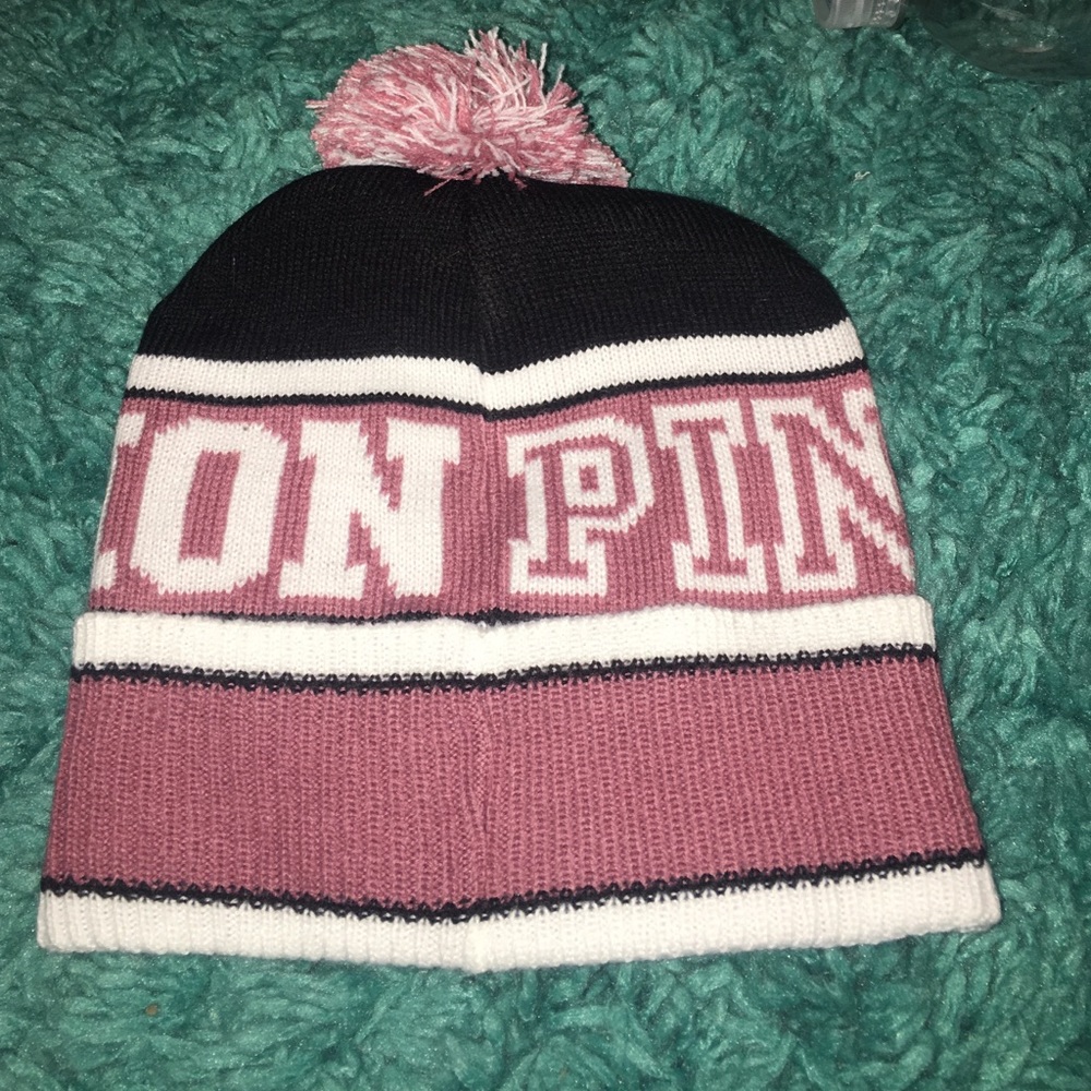 Pink nation beanie